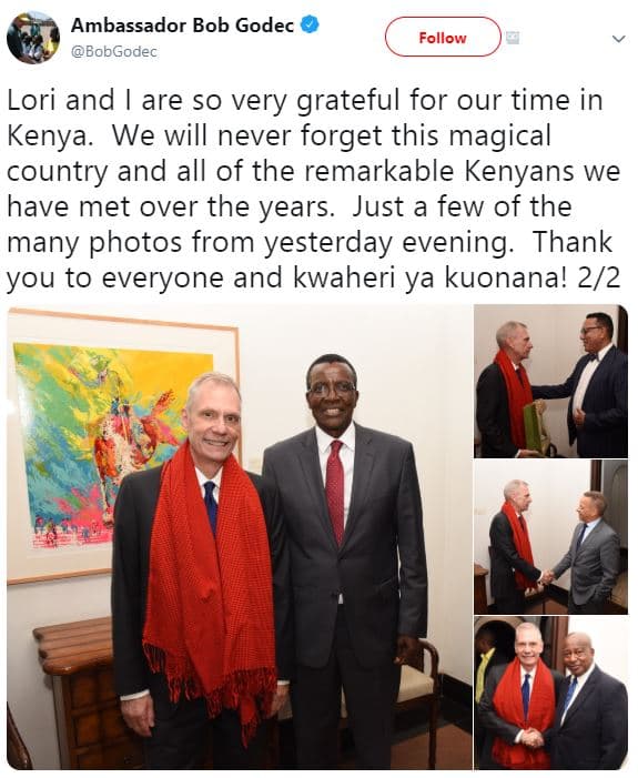 Ambassador bob godec bobgodec follow lori and are s0 very grateful for our time