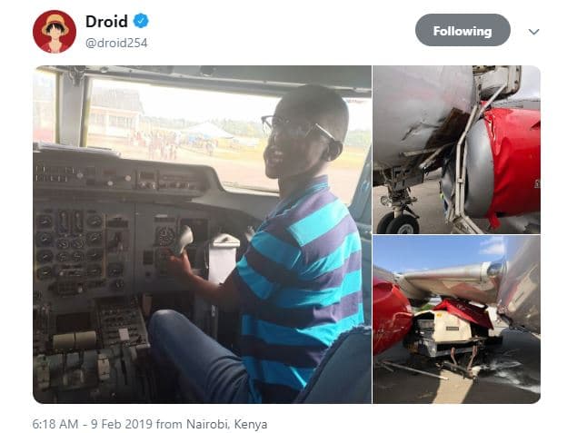 Droid droid254 following 6,18 am 9 feb from nairobir kenya