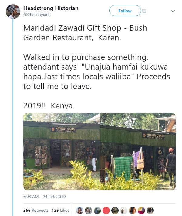 Headstrong historian chaotayiana follow maridadi zawadi gift shop bush garden re