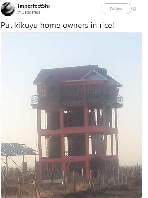 Imperfectshi gaddafess follow put kikuyu home owners in rice!