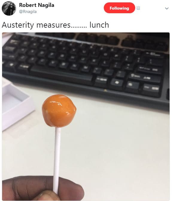 Robert nagila rnagila following austerity measures lunch