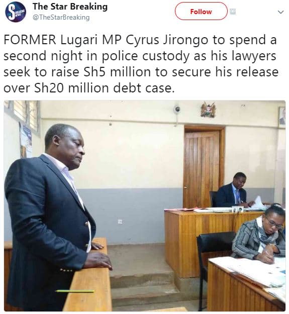 The star breaking thestarbreaking follow former lugari mp cyrus jirongo to spend