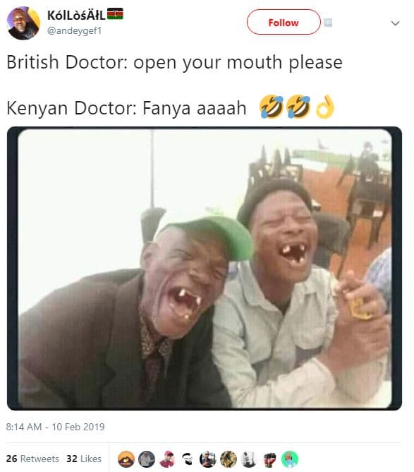 Kóllàsäłl andeygef1 follow british doctor open your mouth please kenyan doctor f