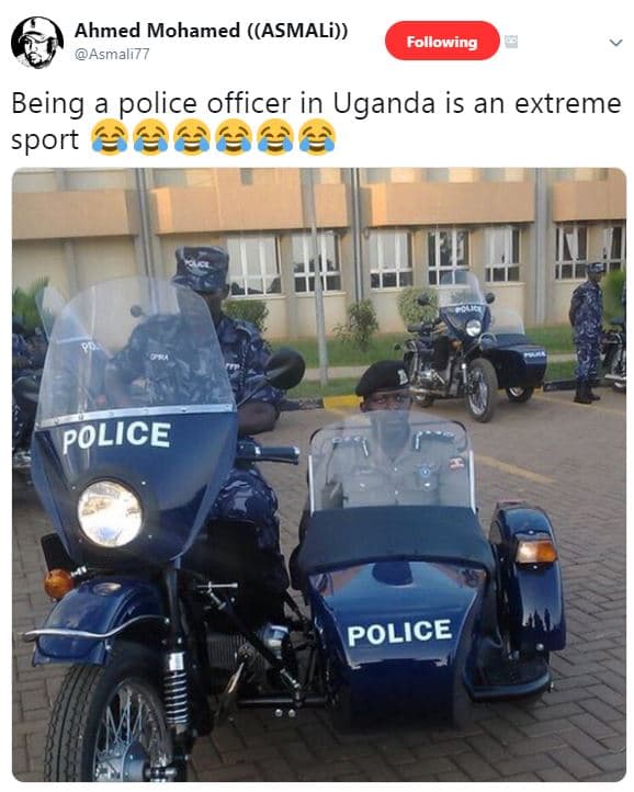 Ahmed mohamed asmali asmali77 following being police officer in uganda is an ext