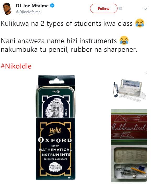 Dj joe mfalme djjoemfalme follow kulikuwa na 2 types of students kwa class nani