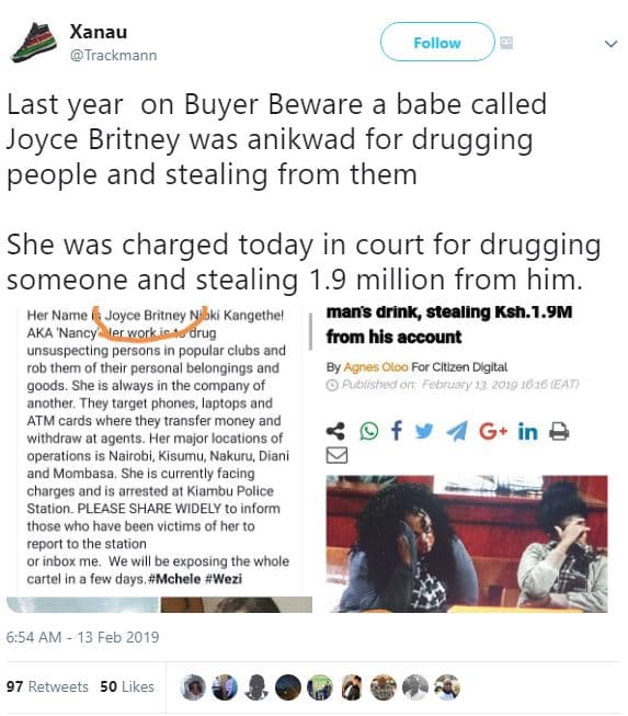 Xanau irackmann follow last year on buyer beware a babe called joyce britney was