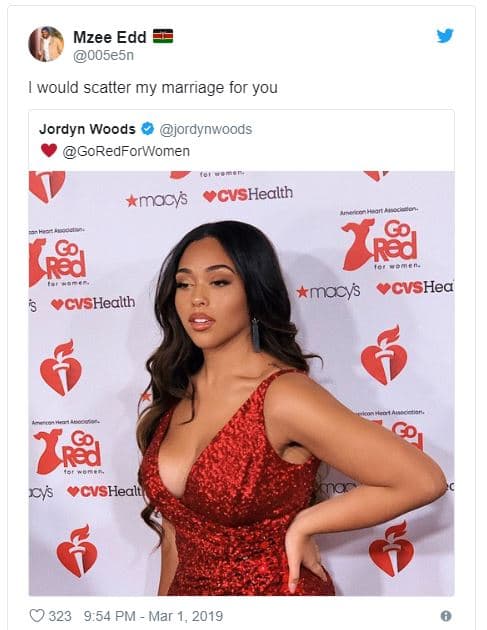 Mzee edd 005e5n would scatter my marriage for you jordyn woods jordynwoods gored