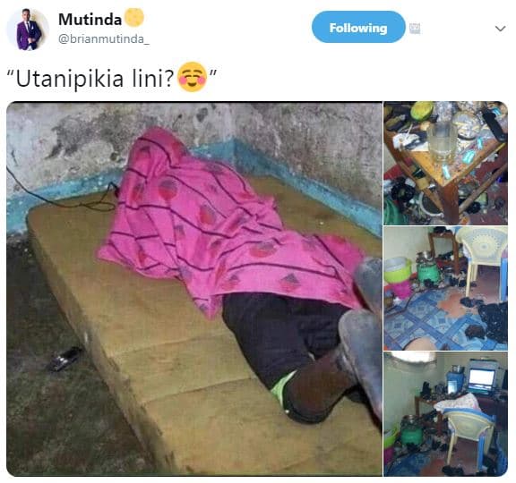 Mutinda brianmutinda following 'utanipikia lini?