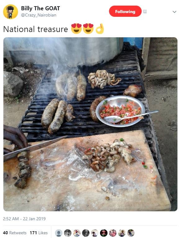 Billy the goat crazy_nairobian following national treasure 2.52 am 22 jan 40 ret