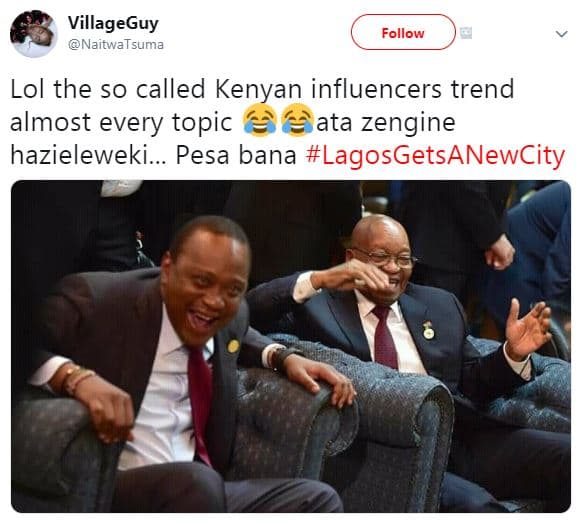 Villageguy naitwatsuma follow lol the so called kenyan influencers trend almost
