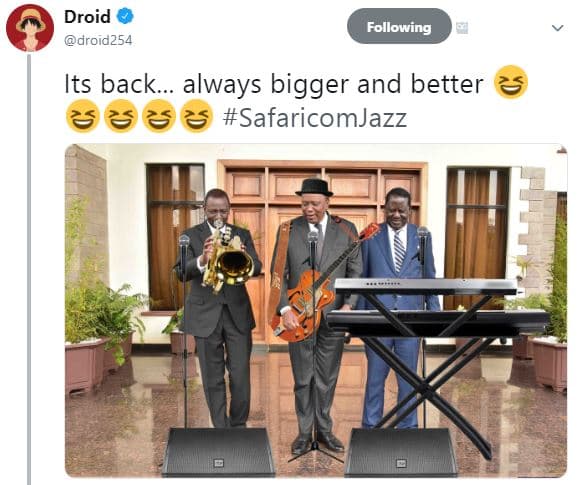 Droid droid254 following its back always bigger and better safaricomjazz