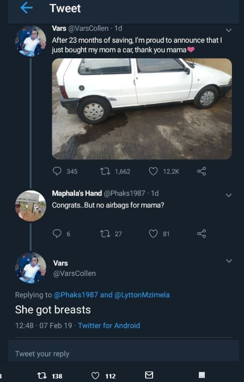 Tweet vars varscollen id after 23 months of saving lm proud to announce that jus