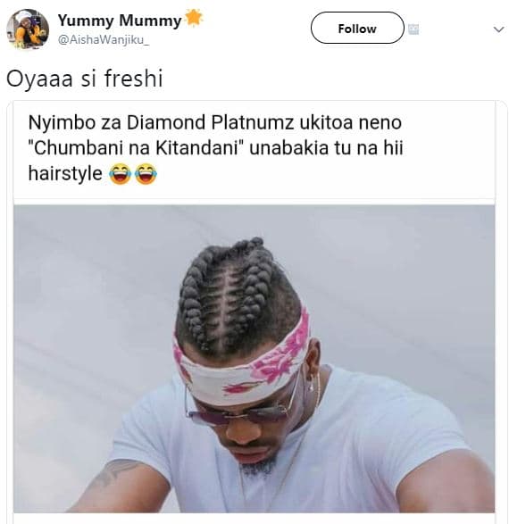 Yummy mummy aishawanjiku _ follow oyaaa si freshi nyimbo za diamond platnumz uki