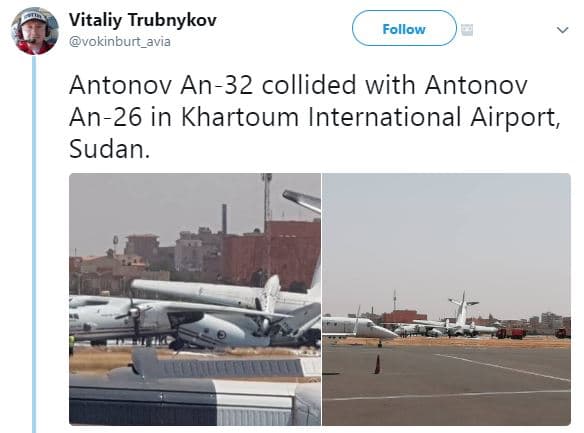 Vitaliy trubnykov vokinburt_avia follow antonov an32 collided with antonov an26