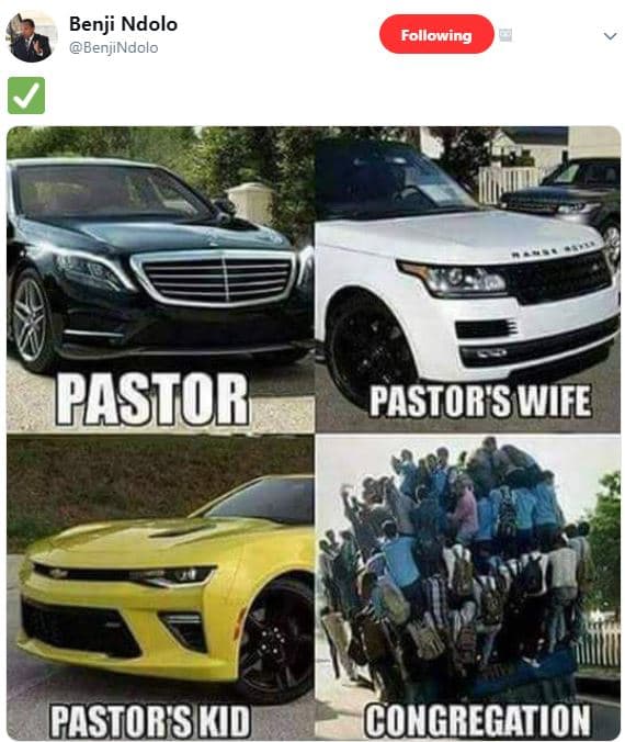 Benji ndolo benjindolo following pastor pastor s wife pastorskid congregation