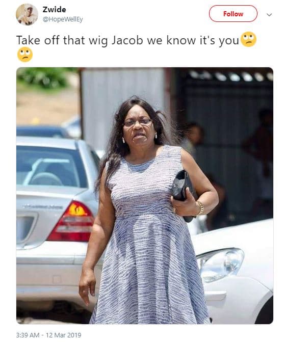 Zwide hopewelley follow take off that wig jacob we know it's you 3,39 am 12 mer