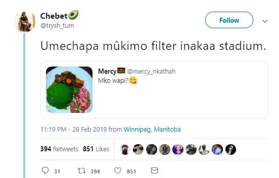 Chebet trysh_tum follow umechapa môkimo filter inakaa stadium. mercy mercy_nkath
