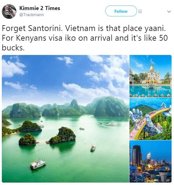 Kimmie 2 times trackmann follow forget santorini. vietnam is that place yaani fo