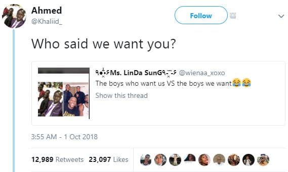 Ahmed khaliid follow who said we want you? 94 ms. linda sungı wienaa_xoxo the bo