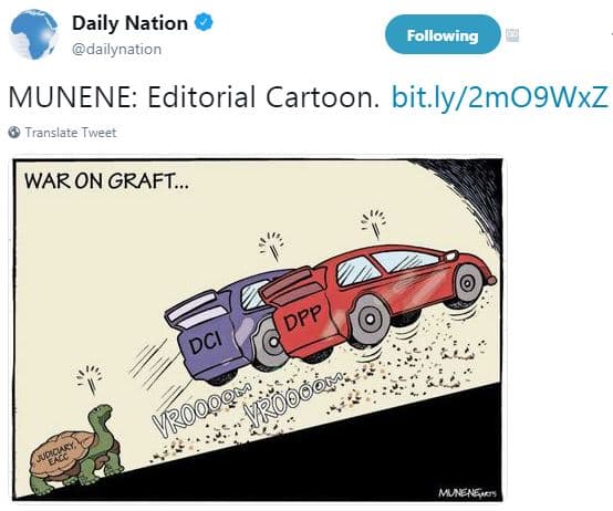 Daily nation dailynation following munene editorial cartoon bit.ly2mo9wxz transl