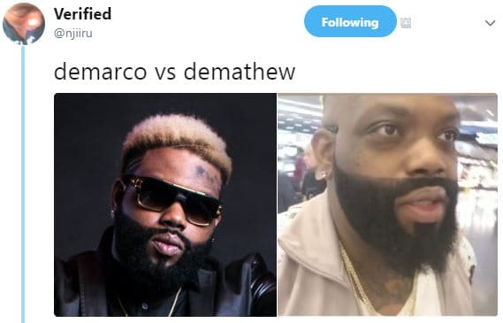 Verified njiiru following demarco vs demathew