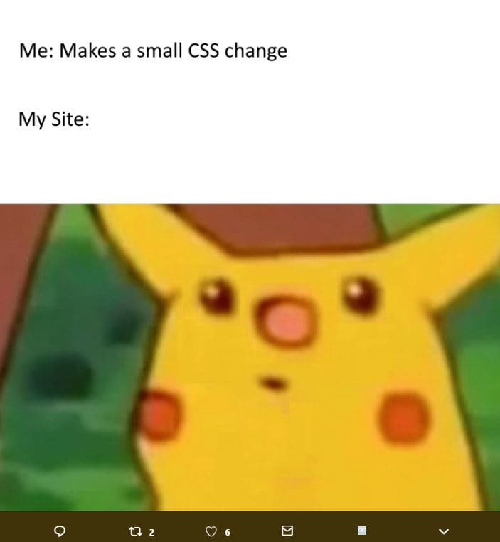 Me makes a small css change my site 0 2 0 6