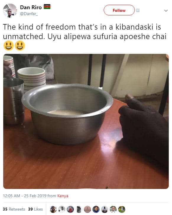 Dan riro danfar_ follow the kind of freedom that's in a kibandaski is unmatched.