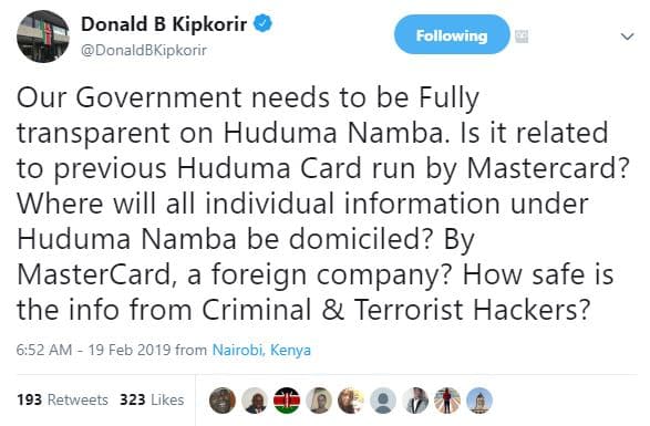 Donald b kipkorir donaldbkipkorir following our government needs to be fully tra
