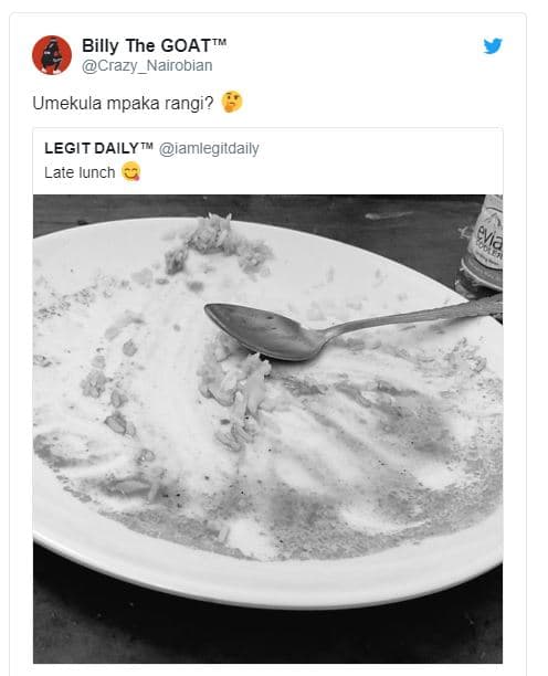 Billy the goatti crazy_nairobian umekula mpaka rangi? legit daily tm iamlegitdai