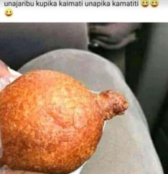 Unajaribu kupika kaimati unapika kamatiti