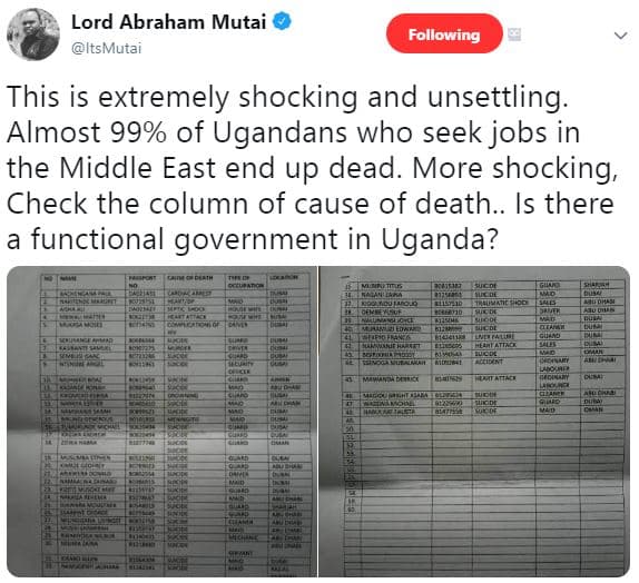 Lord abraham mutai itsmutai following this is extremely shocking and unsettling