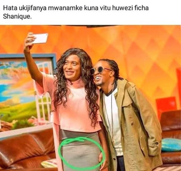 Hata ukijifanya mwanamke kuna vitu huwezi ficha shanique