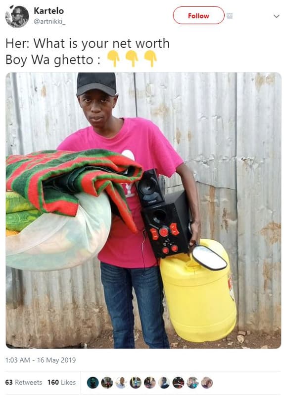 Kartelo artnikki follow her what is your net worth boy wa ghetto 1.03 am 16 may