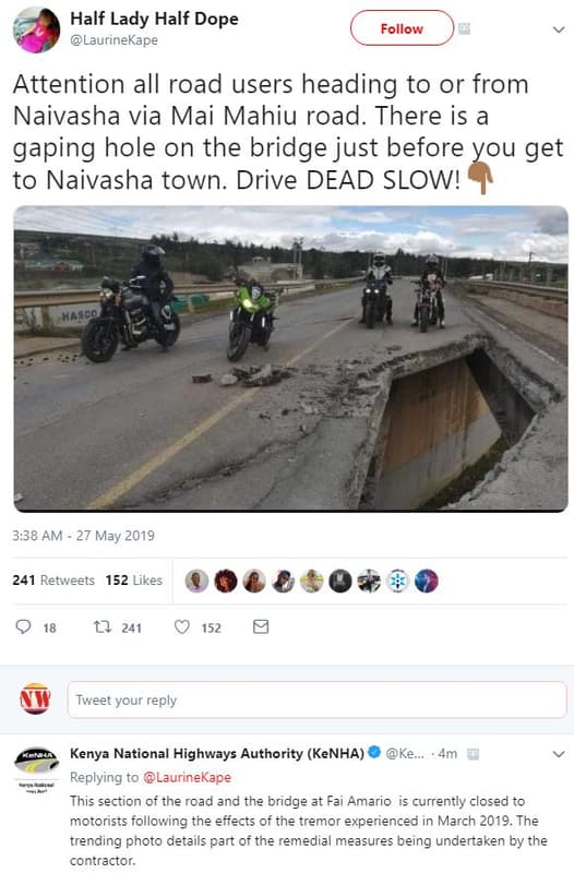 Half lady half dope laurinekape follow attention all road users heading to or fr