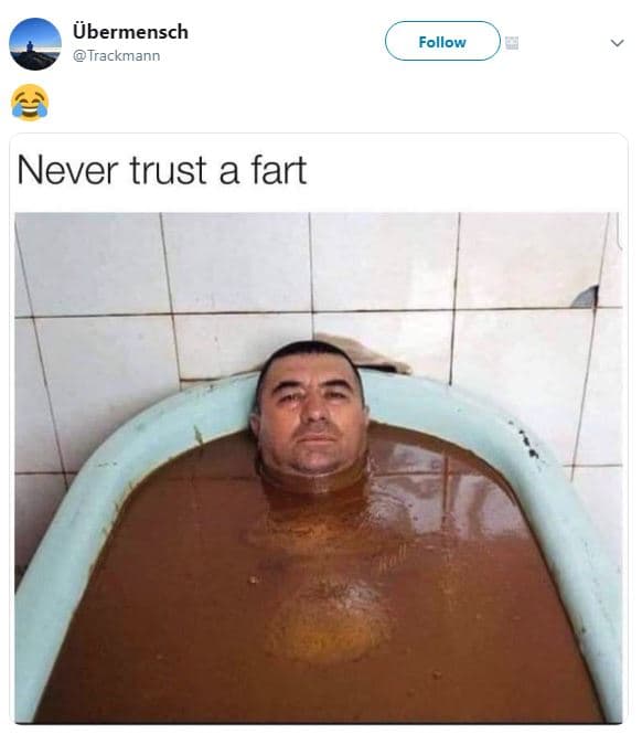 Übermensch trackmann follow never trust a fart