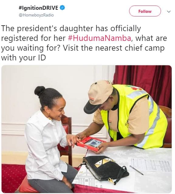 Ignitiondrive homeboyzradio follow the president's daughter has officially regis