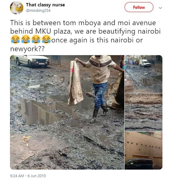 That classy nurse missking254 follow this is between tom mboya and moi avenue be