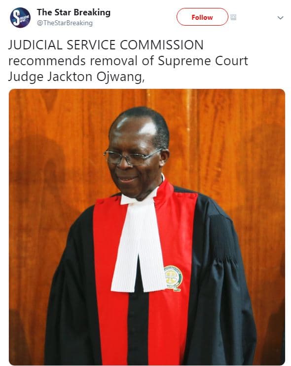 The star breaking thestarbreaking follow judicial service commission recommends