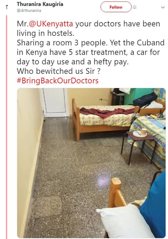 Thuranira kaugiria drthuranira follow mr. ukenyatta your doctors have been livin