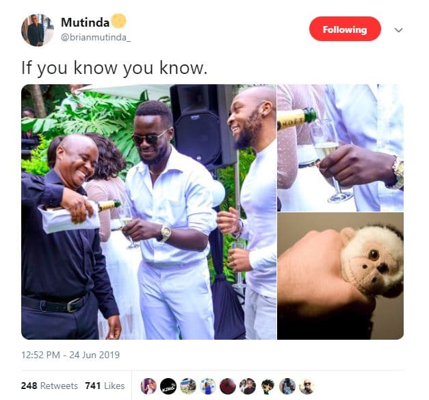 Mutinda brianmutinda following if you know you know. 12.52 pm 24 jun 248 retweet