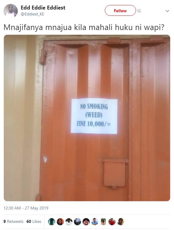 Edd eddie eddiest eddiest_ke follow mnajifanya mnajua kila mahali huku ni wapi?