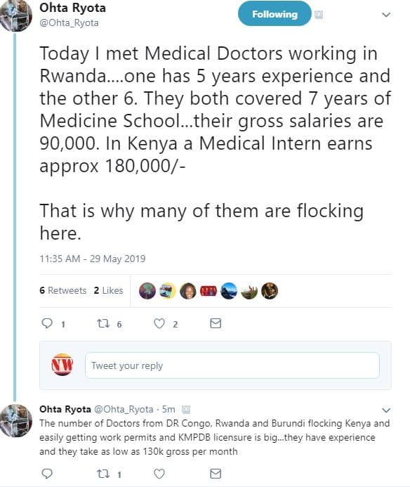 Ohta ryota ohta_ryota following today met medical doctors working in rwanda.one