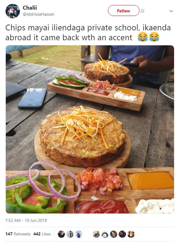 Chalii iddrissahassan follow chips mayai iliendaga private school ikaenda abroad