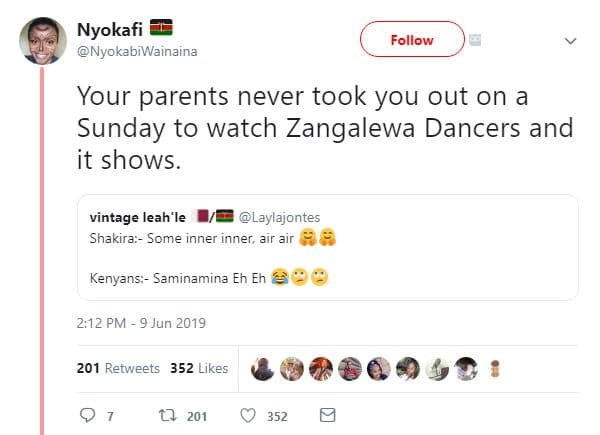 Nyokafi nyokabiwainaina follow your parents never took you out on a sunday to wa