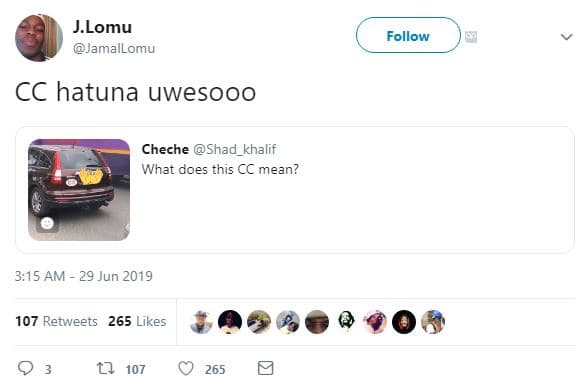 Jlomu jamallomu follow cc hatuna uwesooo cheche shad_khalif what does this cc me
