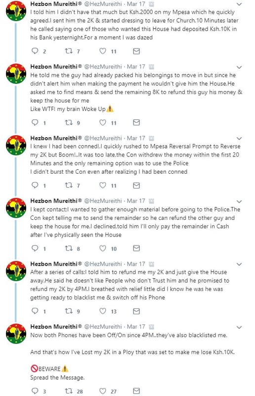 Hezbon mureithi hezmureithi mar 17 told him didn't have that much but ksh.2ooo o