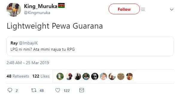 King_muruka kingmuruka follow lightweight pewa guarana ray imbayik lpg ni nini?