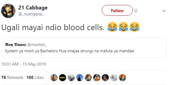 21 cabbage nyangena follow ugali mayai ndio blood cells. ben dopcr menteh_ syste