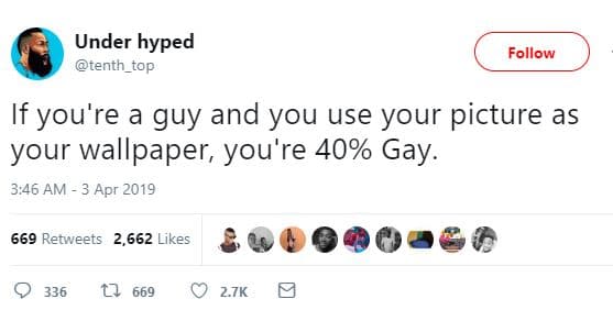 Under hyped tenth_top follow if you're a guy and you use your picture as your wa