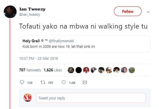 Ian tweezy ian_tweezy follow tofauti yako na mbwa ni walking style tu holy grail